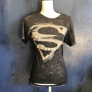 Vintage 1999 DC COMICS Distressed Superman shirt